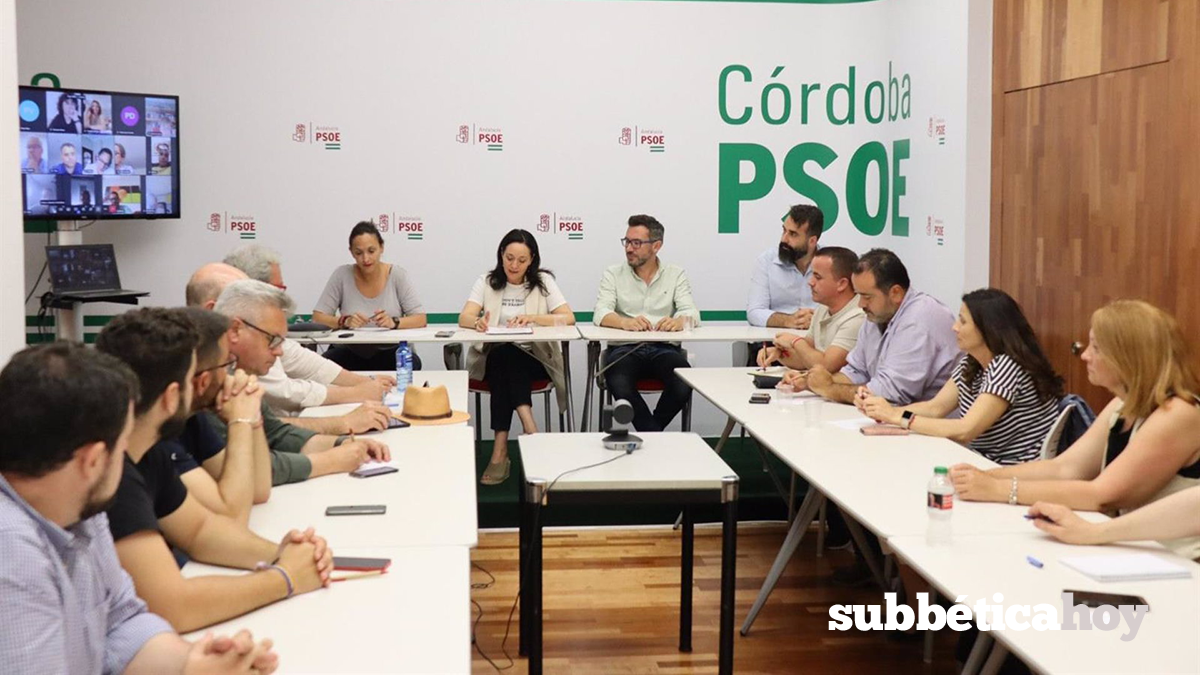 Comisión Ejecutiva Provincial del PSOE de Córdoba en la que se ha aprobado el propuesta de diputados provinciales