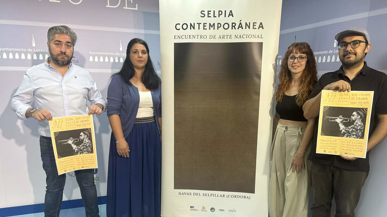 Presentación del Jazz Selpia Festival y Selpia Contemporánea, esta mañana en el Ayuntamiento de Lucena