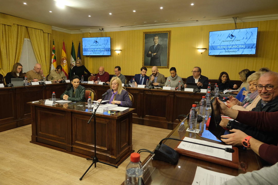 Pleno ordinario del mes de febrero en el Ayuntamiento de Cabra
