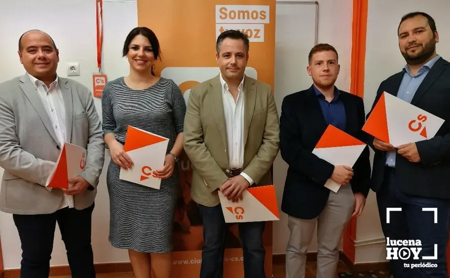 Nueva dirección local de Ciudadanos Lucena