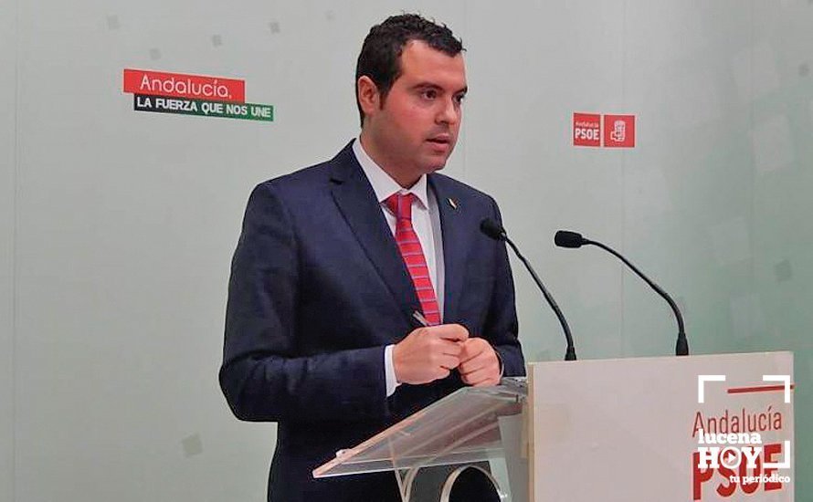 José Manuel Mármol, senador y portavoz del PSOE en el Ayuntamiento de Priego