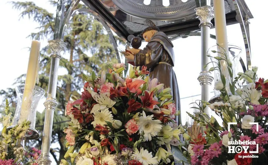 San Antonio de Padua en salida procesional por las Huertas Bajas de Cabra (2)