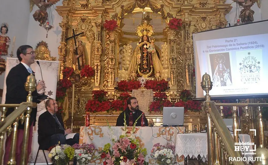 virgen del carmen conferencia rute