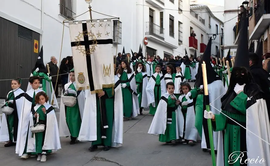Sábado de Gloria en Doña Mencía. Soledad y Esperanza