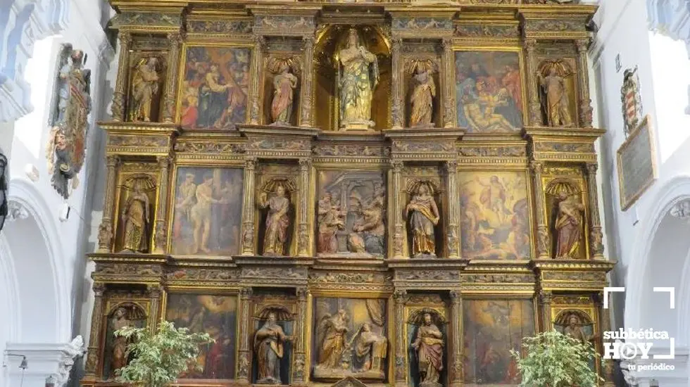 Retablo de la iglesia de la Asunción en Priego