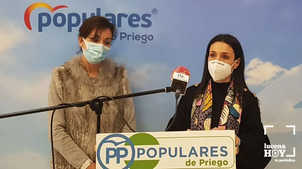 Ceballos y Siles durante la rueda de prensa