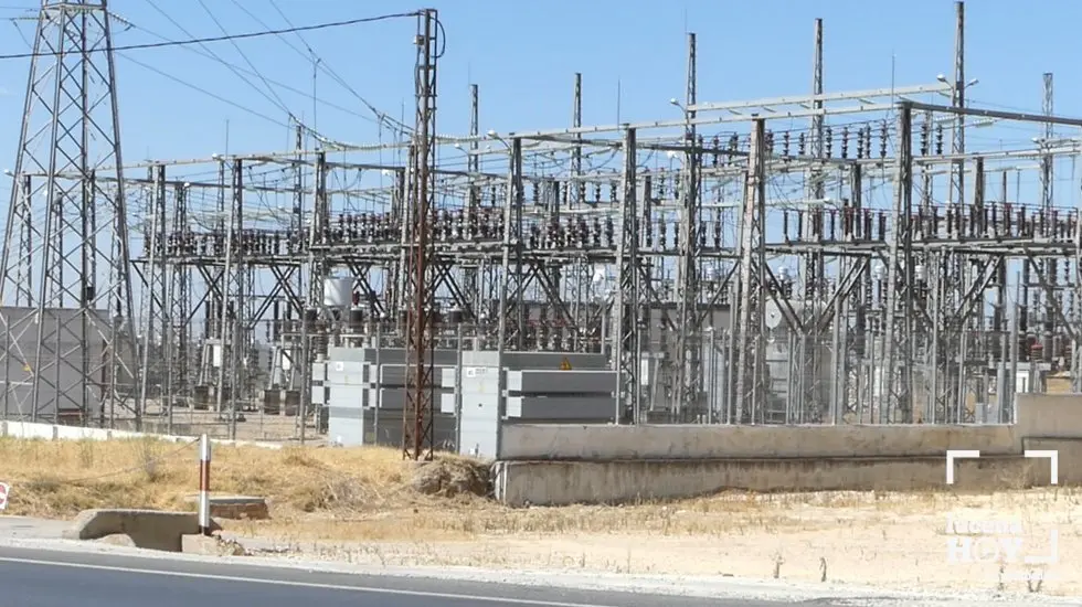 <p> Subestación electrica de Lucena </p>