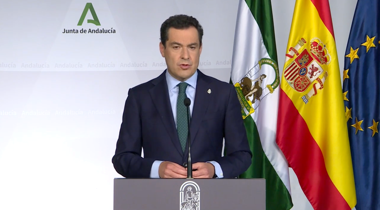 <p> Juanma Moreno, presidente de la Junta de Andalucía </p>