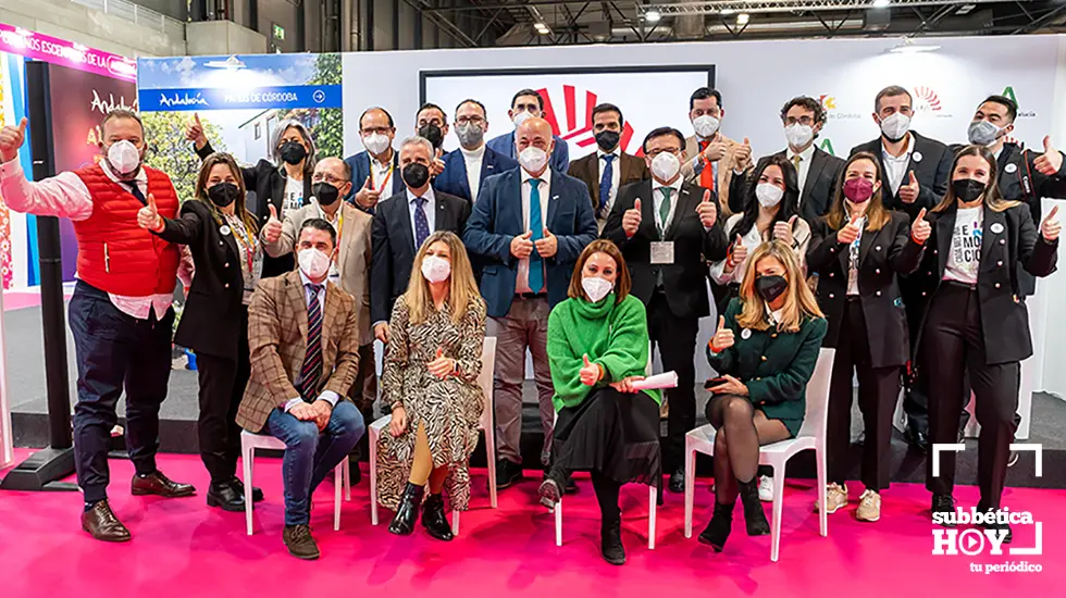 Foto de familia de la Subbética en FITUR