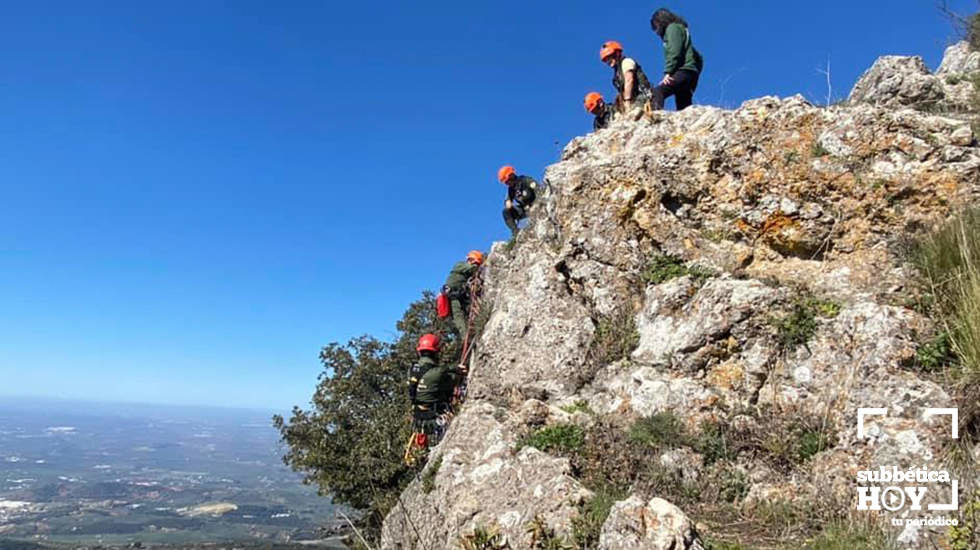 Trabajos de conservación en el Picacho de Cabra