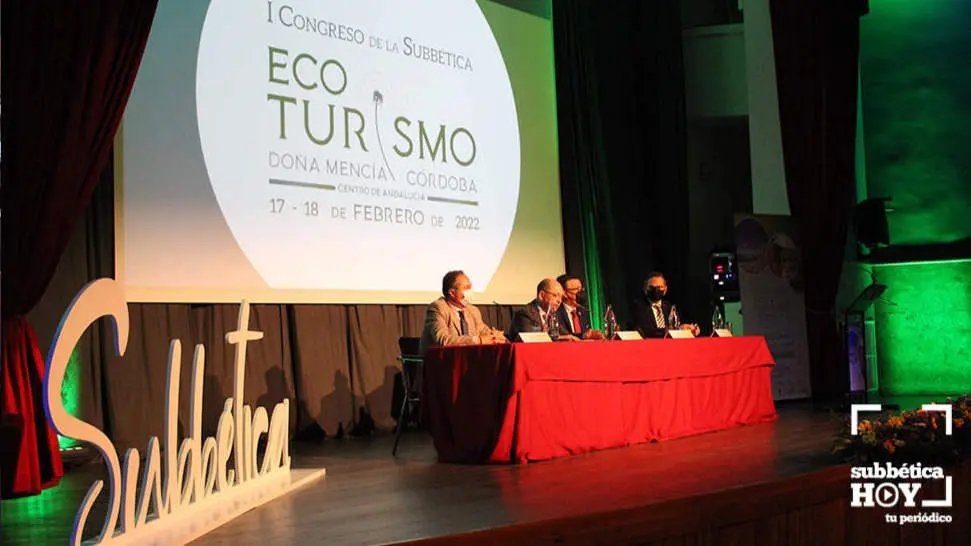 Acto de inauguración institucional del I Congreso de Ecoturismo de la Subbética