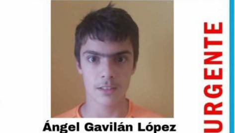 Imagen de Ángel Gavilán López en el aviso sobre su desaparición 