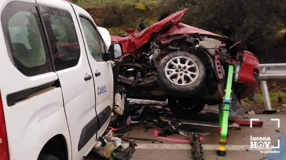 Una imagen de los dos vehículos implicados en el accidente 