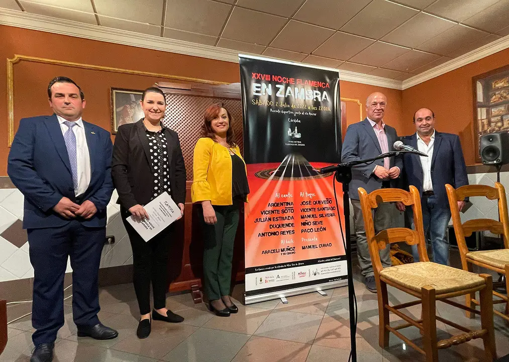 Presentaci&oacute;n de la XXVIII Noche Flamenca de Zambra