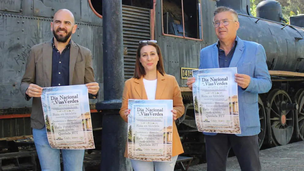 Presentación del programa de actividades en la antigua estación de ferrocarril de Cabra
