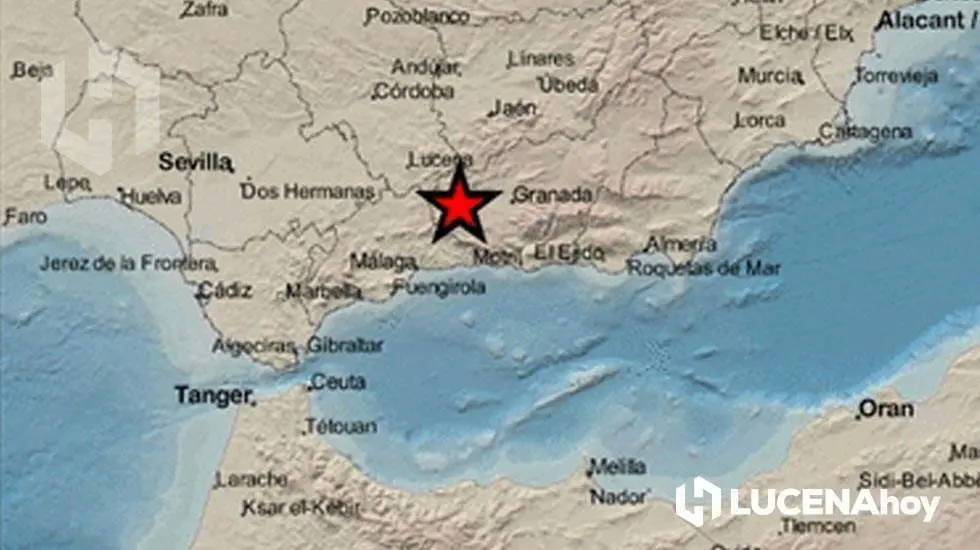 Mapa del Instituto Geográfico Nacional (IGN) sobre este seísmo 