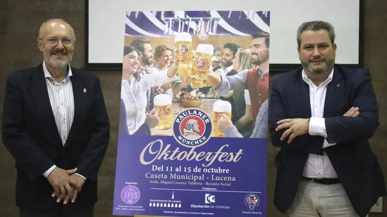 <p> Presentación de la primera edición de Oktoberfest en Lucena </p>