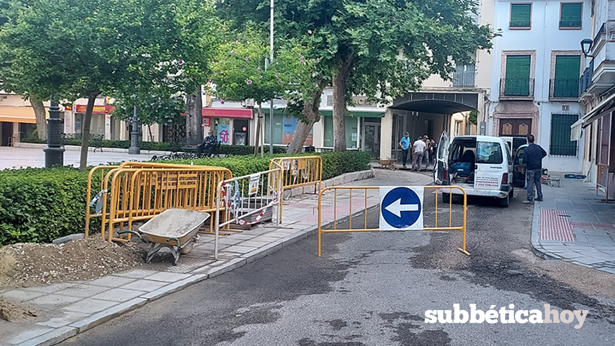 obras plaza de andalucía doña mencía