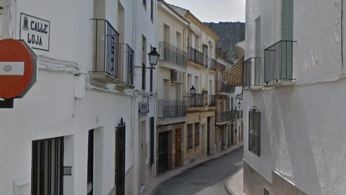 Calle Loja en Priego de Córdoba