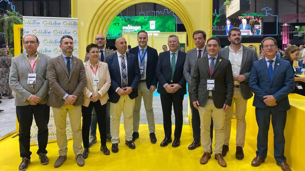 Alcaldes y autoridades de la Subbética presentes en Fitur 2024