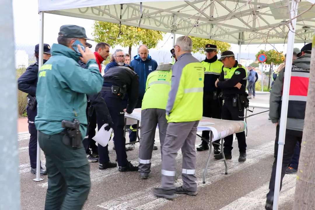 Operativo de búsqueda del hombre desaparecido en Lucena. Foto: SubbéticaHoy