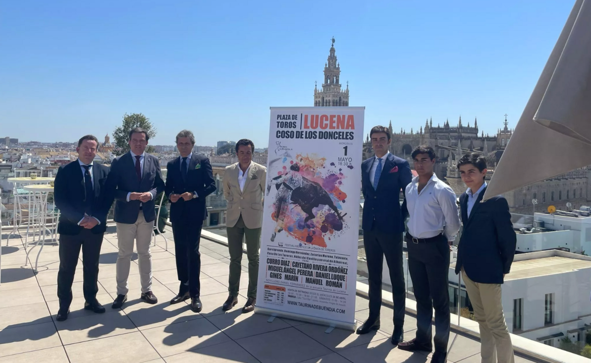 Presentación del festejo taurino de Lucena en Sevilla