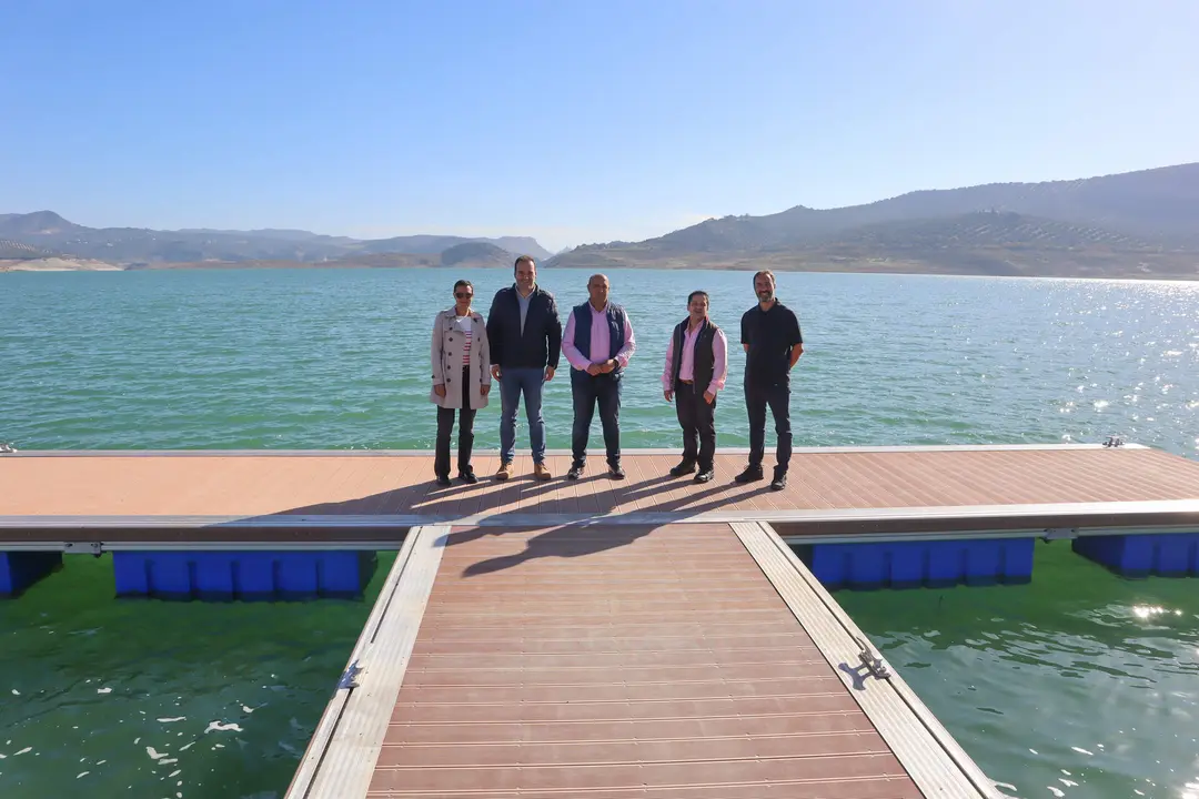 Presentación nuevo embarcadero y área recreativa mirador del Pantano de Iznájar en Rute-3