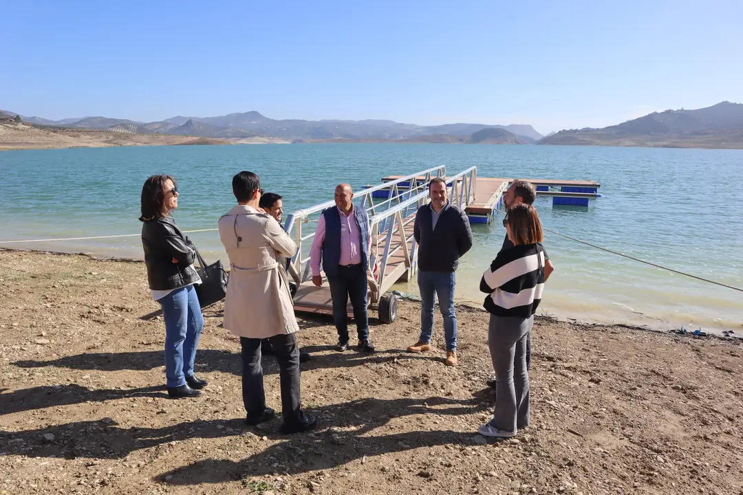 Presentación nuevo embarcadero y área recreativa mirador del Pantano de Iznájar en Rute