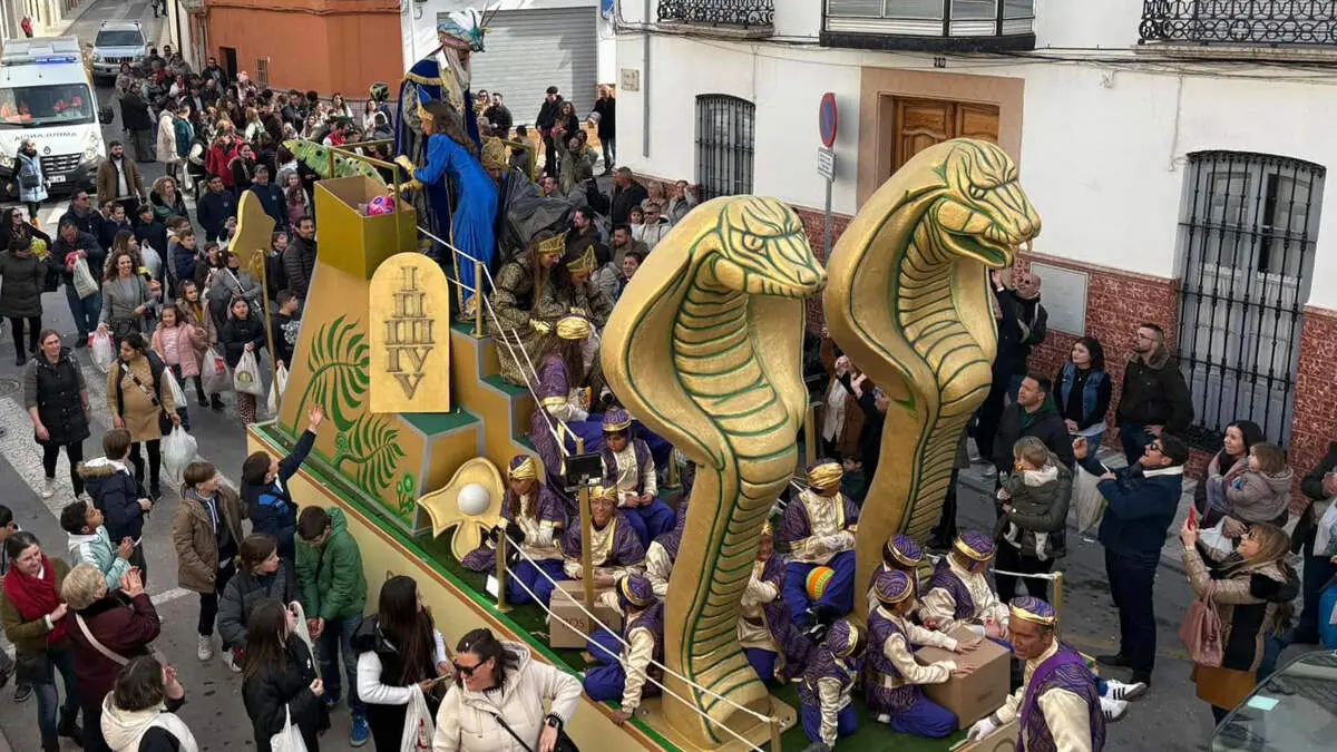 Cabalgata de Reyes Magos en Rute 7