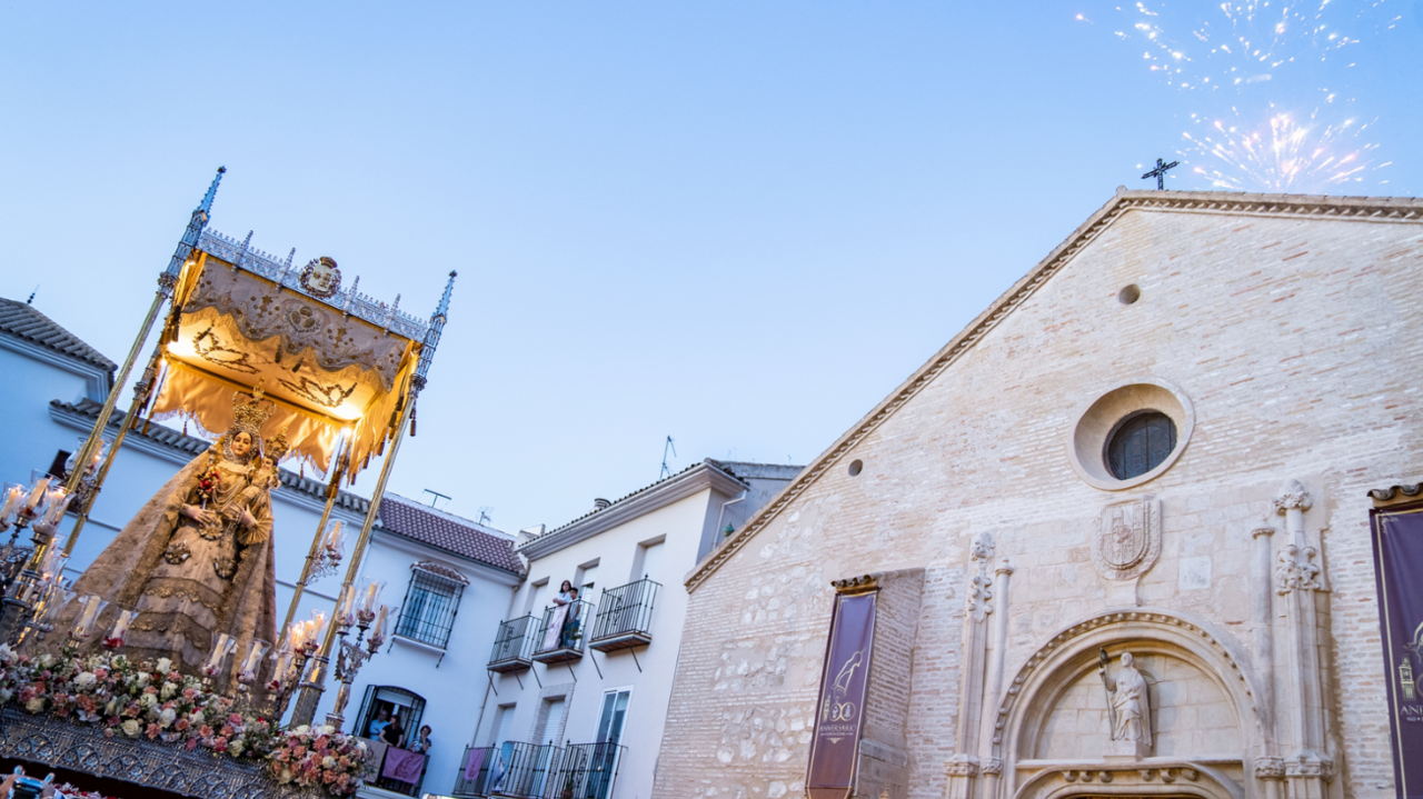 La Virgen de Araceli en Santiago, de paso, el pasado a&ntilde;o