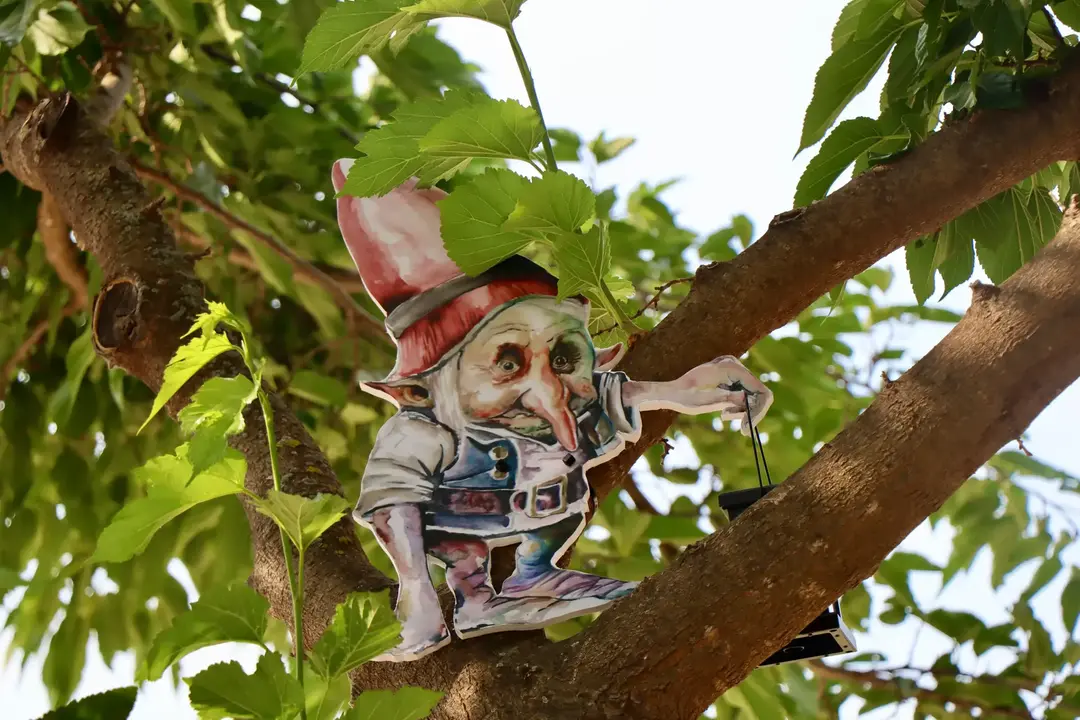 Tomte, ecoduende de los animales, uno de los duendecillos que se han adue&ntilde;ado del Parque Europa a trav&eacute;s de este iniciativa did&aacute;ctica