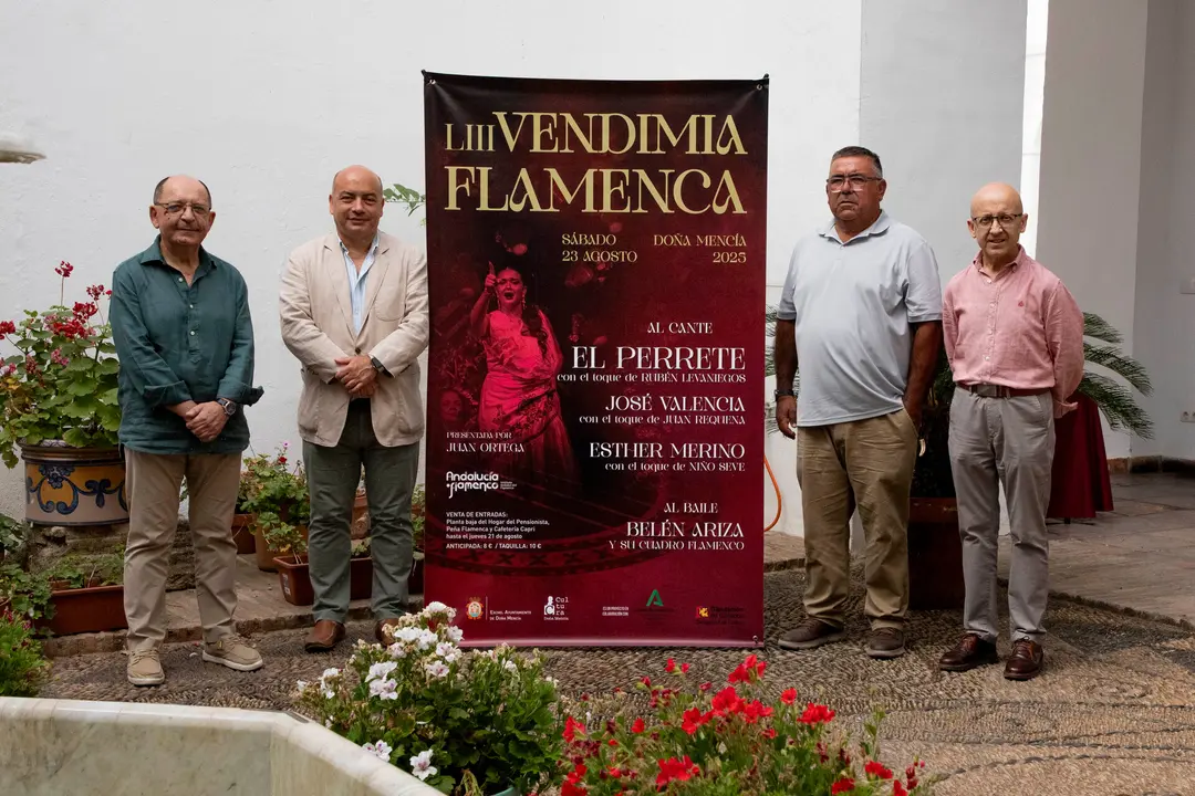 Presentaci&oacute;n de la Vendimia Flamenca de Doña Mencía 2025 en la sede de la Diputaci&oacute;n