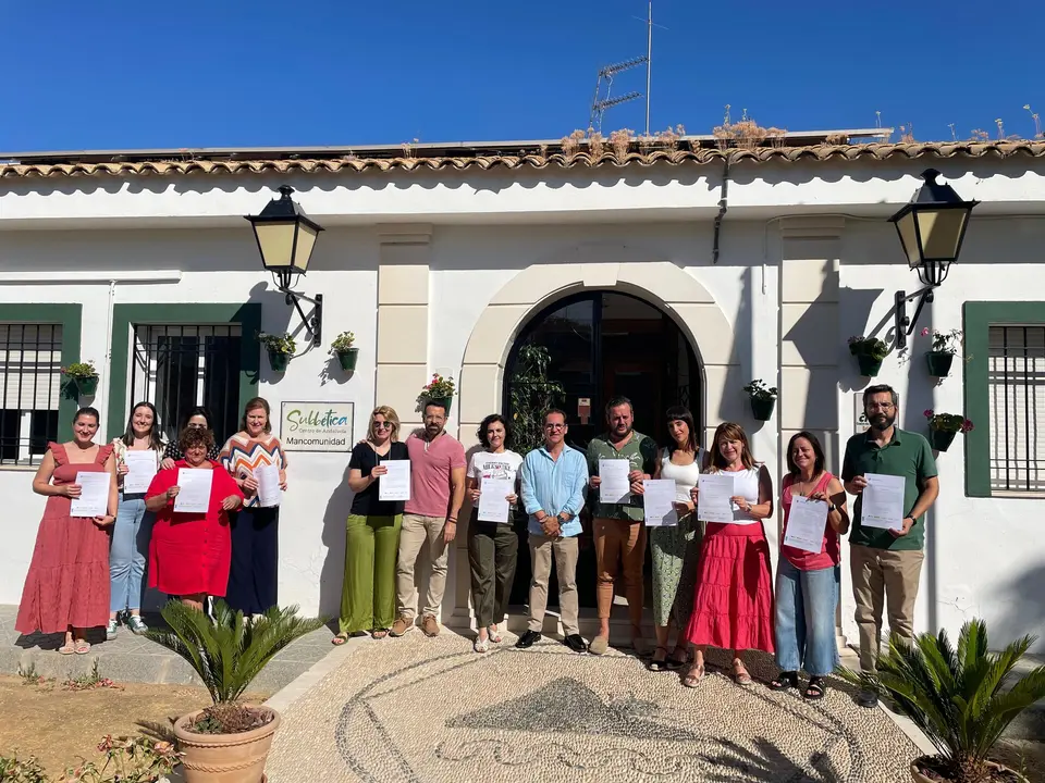 T&eacute;cnicos participantes en este curso de formaci&oacute;n a las puertas de la Mancomunidad