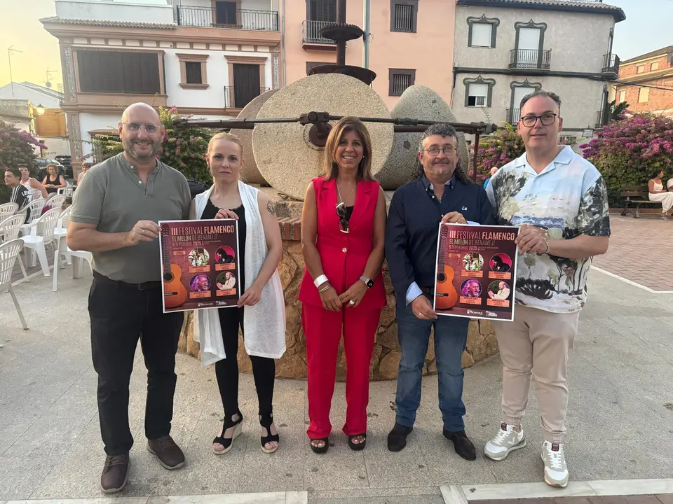 Presentación del Festival Flamenco 'El mel&oacute;n de Benamej&iacute;' que tendr&aacute; lugar el 6 de septiembre