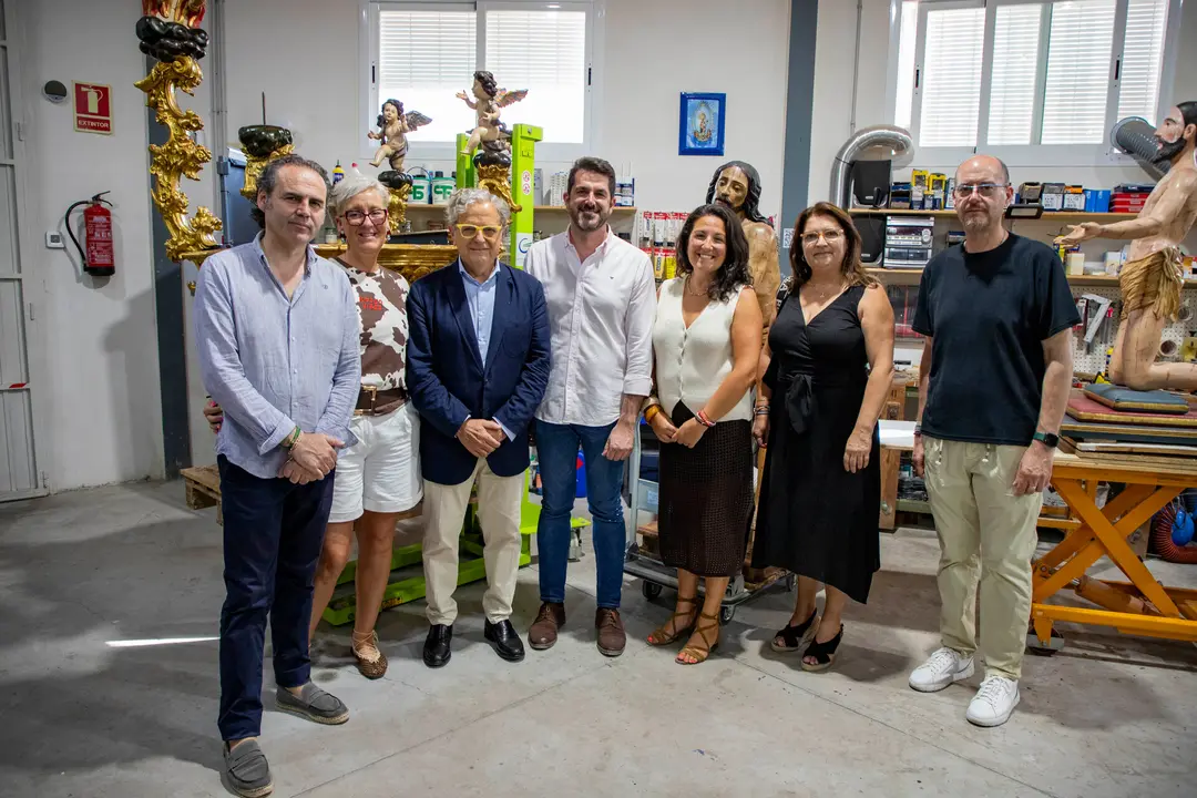 Visita al taller de Ana Infante en Luque