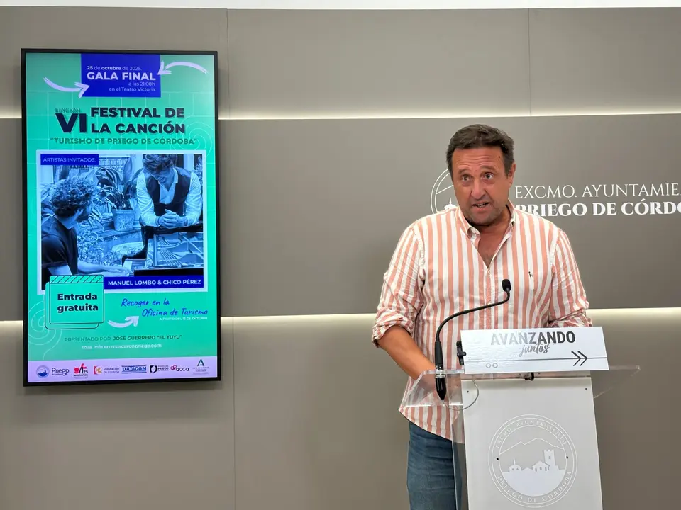PRESENTACI&Oacute;N DEL FESTIVAL DE LA CANCI&Oacute;N DE PRIEGO