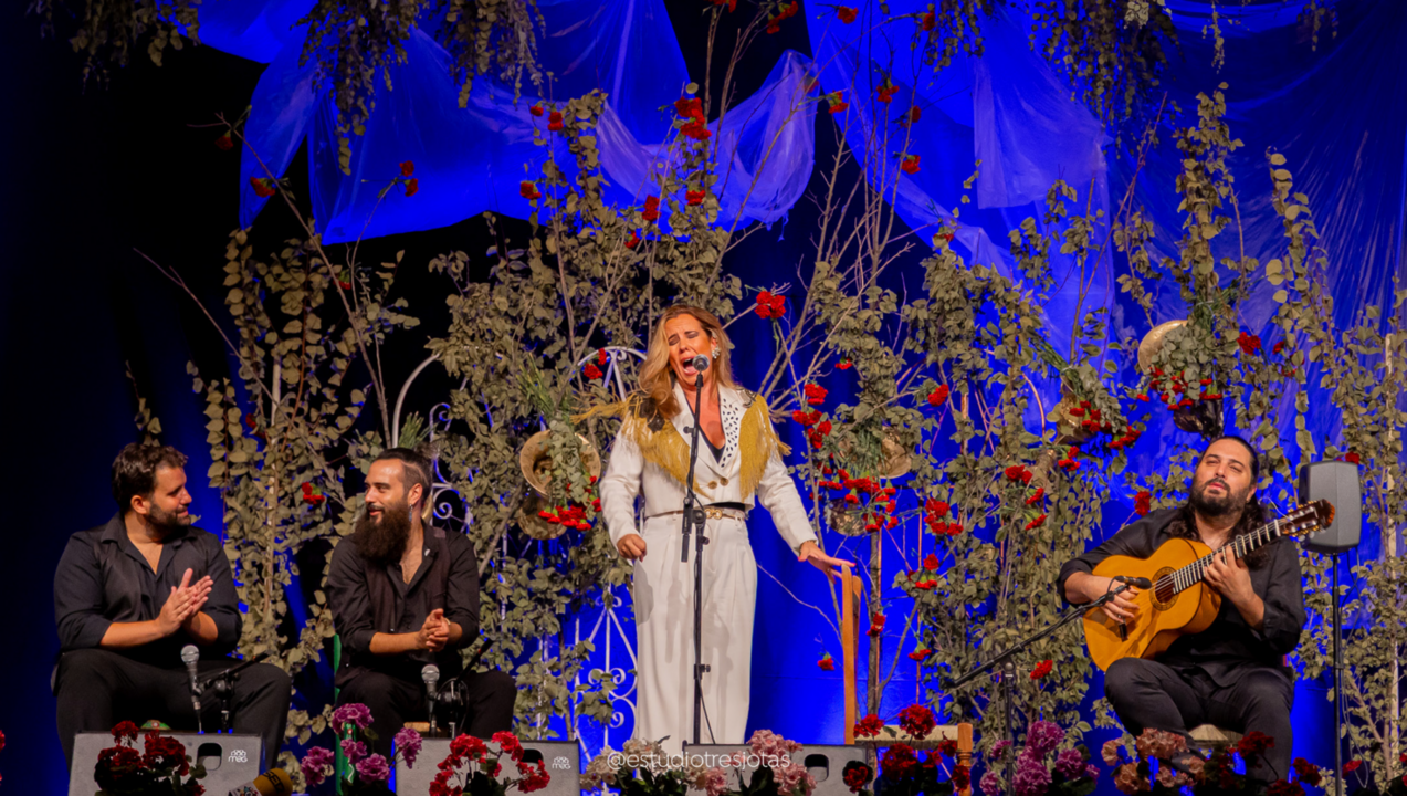 Una de las actuaciones del festival flamenco de Do&ntilde;a Menc&iacute;a