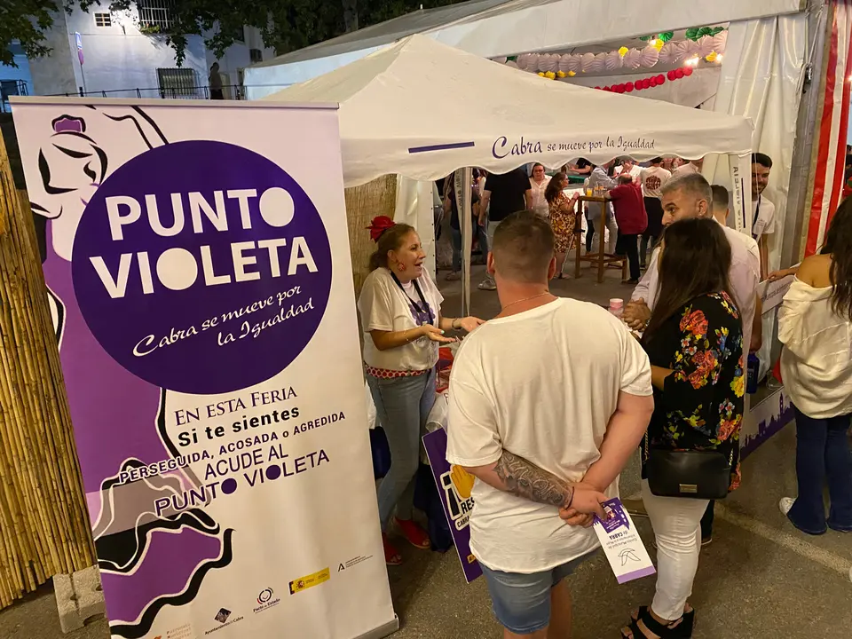Punto Violeta en la Real Feria y Fiestas de Cabra. (Imagen de archivo)