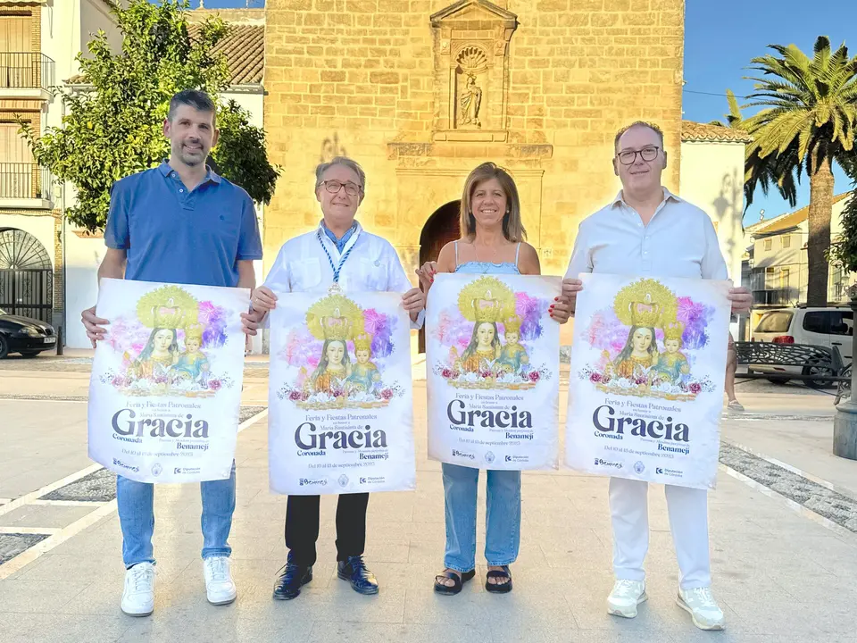 Presentación del cartel anunciador para las fiestas patronales de Benamej&iacute;
