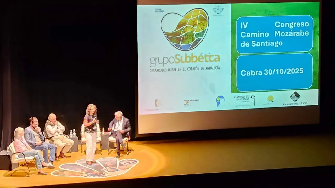 Uno de los momentos durante el IV Congreso del Camino Moz&aacute;rabe de Santiago celebrado en Cabra.