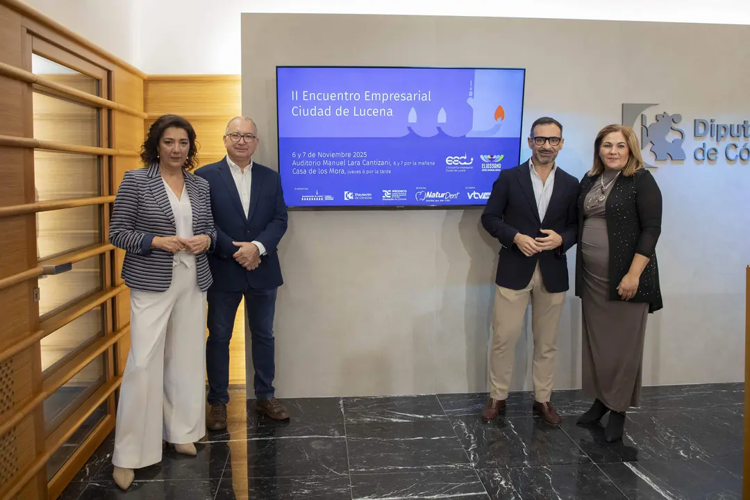 Presentaci&oacute;n del II Encuentro Empresarial Ciudad de Lucena en la Diputaci&oacute;n de C&oacute;rdoba