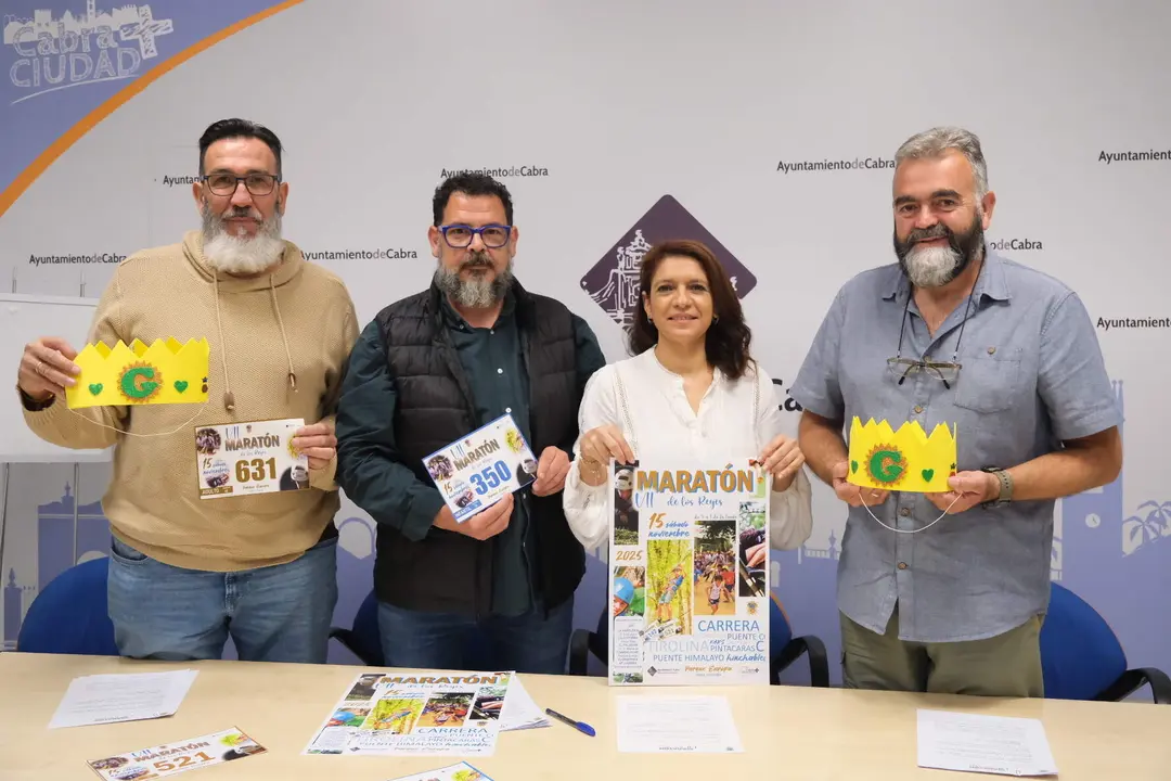 Presentación de la VII Maratón de los Reyes Magos en Cabra.