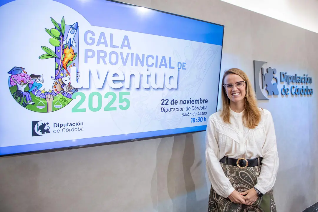 La diputada Sara Alguacil durante la presentación de la Gala de la Juventud.