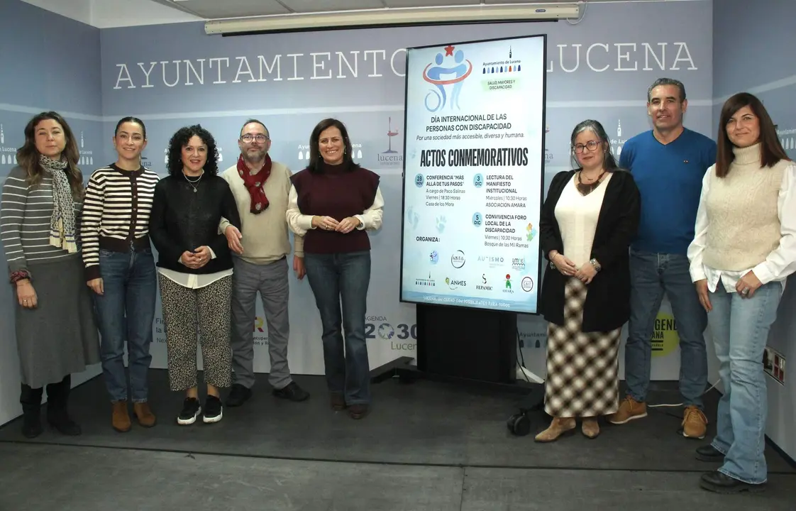 Presentaci&oacute;n de las actividades del D&iacute;a Internacional de las Personas con Discapacidad.