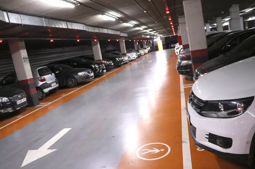 Parking de la Plaza Nueva en Lucena.