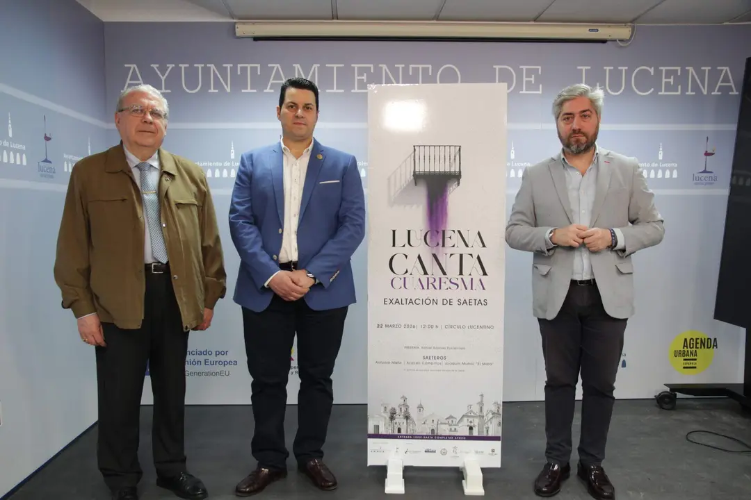 Presentacion de la celebraci&oacute;n de la Exaltaci&oacute;n a la Saeta &ldquo;Lucena canta Cuaresma&rdquo;.