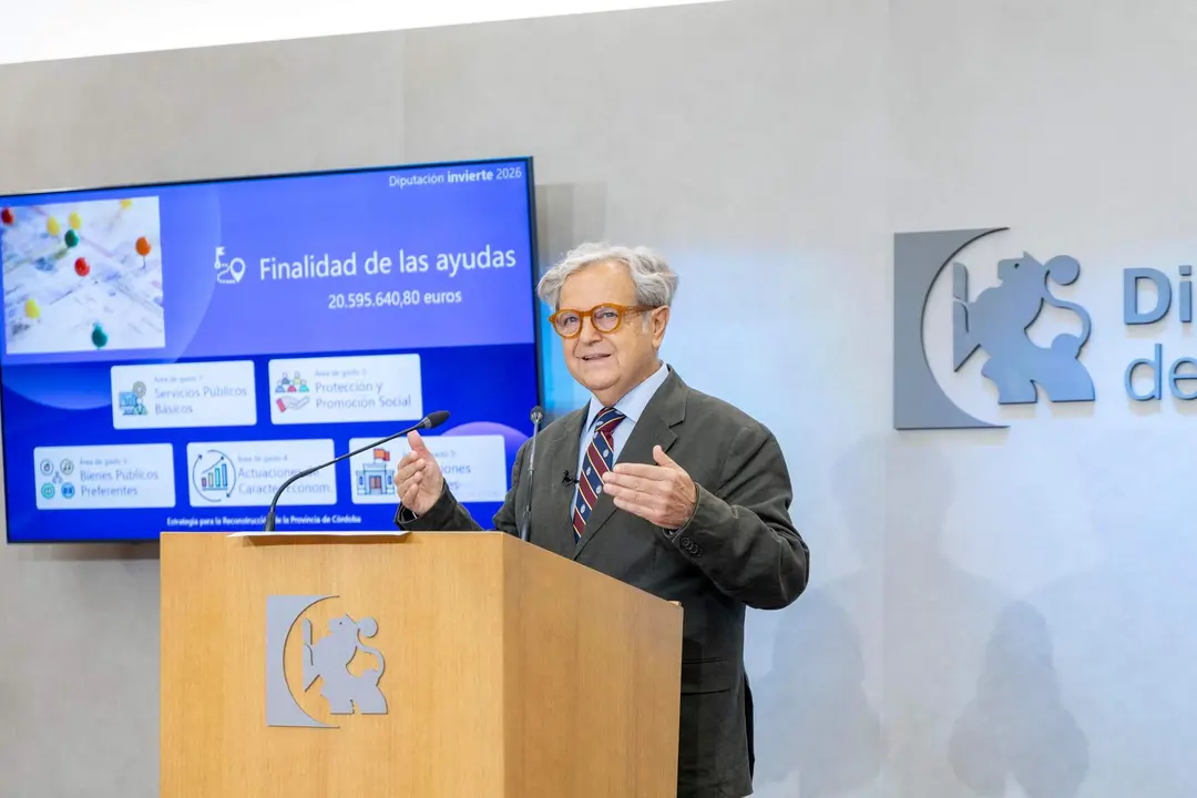 Salvador Fuentes, presidente de la Diputaci&oacute;n de C&oacute;rdoba.