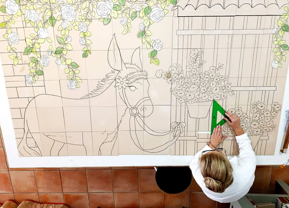 Rute: El patio y el burro