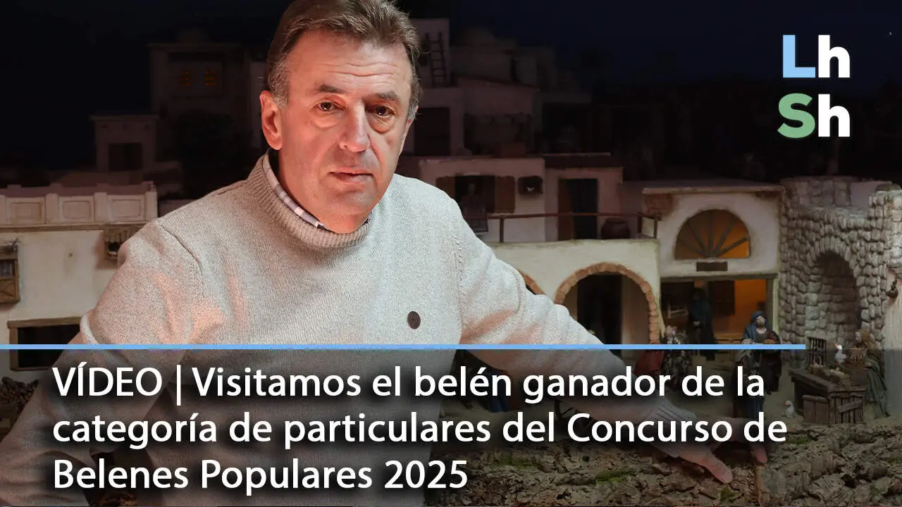 Rafael Encabo, ganador en la categoría de Belenes Particulares del Concurso de Belenes Populares de Lucena 2025.