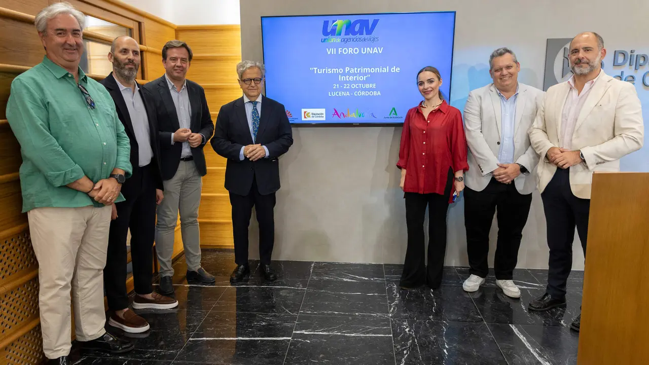 Presentación del foro nacional de turismo en la sede de la Diputaci&oacute;n de C&oacute;rdoba.